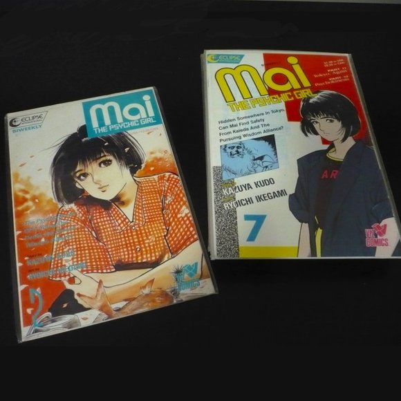 10 Eclipse Weekly Mai The Psychic Girl Comicbook Stack - Picture 3 of 3